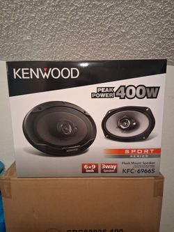 KENWOOD 1 PAIR 6×9 3 WAY 400 WATTS CAR SPEAKER