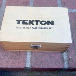 Texton 5/32 Letter And Number Set