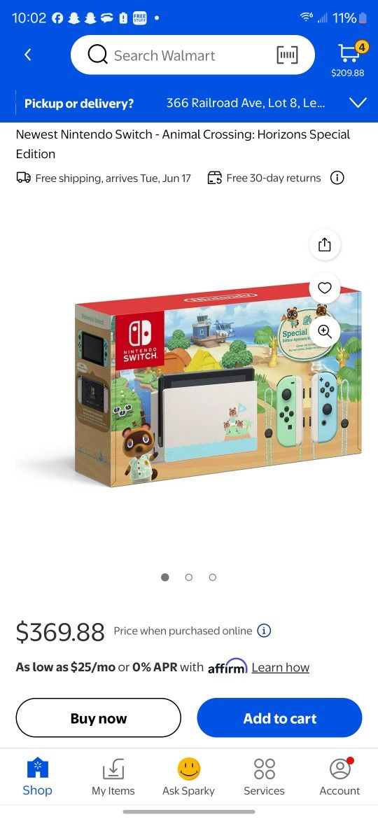Nintendo Switch Animal Crossing