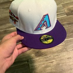 Arizona Diamond Backs Baseball Hat Size 7-1/4