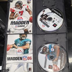 Playstation 2 Madden 04 And 06