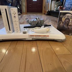 Nintendo Wii Bundle - Excellent Condition + HDMI Adapter