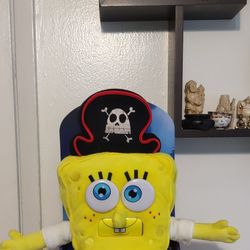 The SpongeBob Movie: Goofy Goober SpongeBob Plush Toy with Sound ~ New!