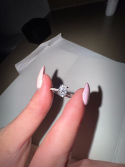Oval Diamond Engagement Ring