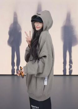 ESSENTIALS Fear of God Hoodie – Taupe (Size L)