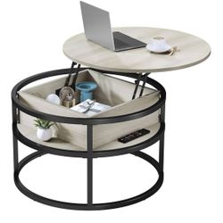 Round Lift Top Coffee Table