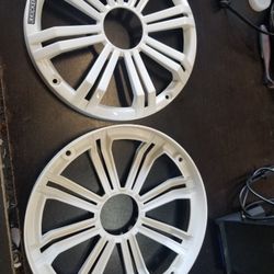 Kicker 8" White Speaker Grills