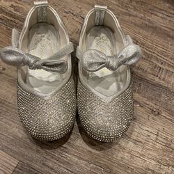 Girls Sparkly Shoes, Size 9-9.5