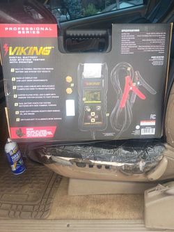 Battery and electrical system tester with printer