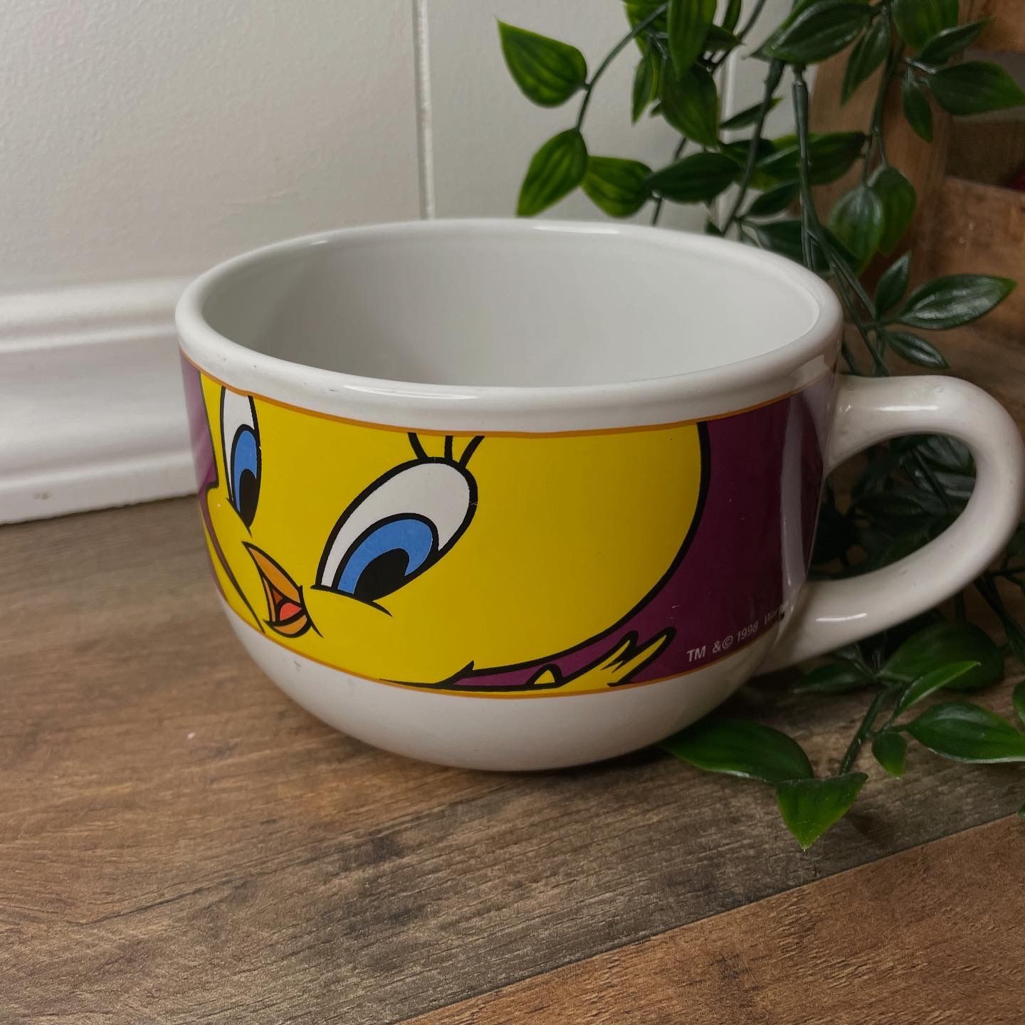 Vintage 1998 Tweety Looney Tunes Oversized Mug by Colortech – Warner Bros.