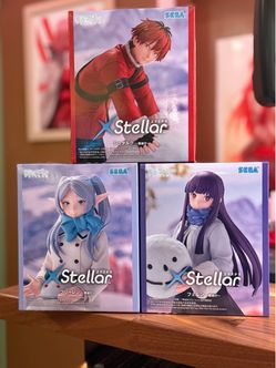 Frieren: Beyond Journey's End XStellar Snow Play Frieren Fern Stark Figure Set
