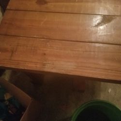 1 Wooden End Table