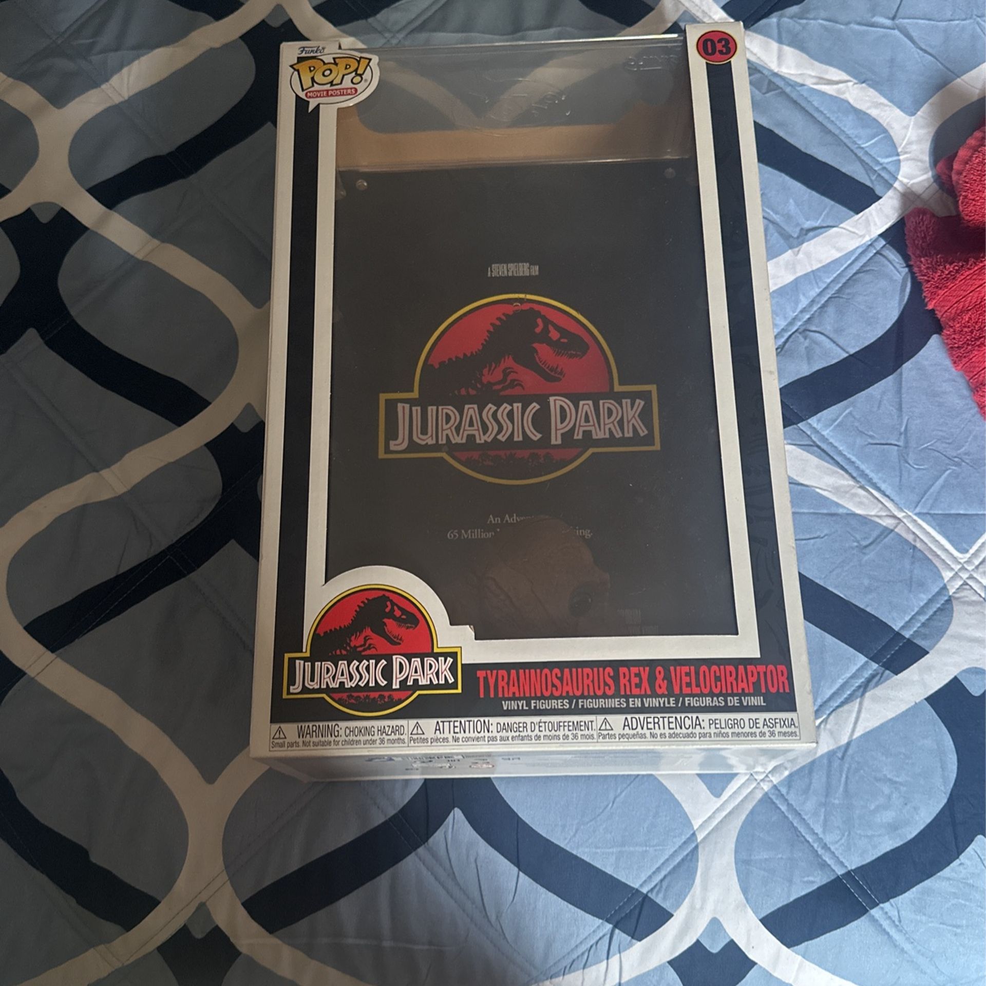 Funko Pop Movie Moments Jurassic Park – T-Rex & Velociraptor #03 : Achat occasion | Figurines de collection Funko Pop Neuf, avec étiquette