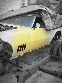 1968 corvette convertible parts cars
