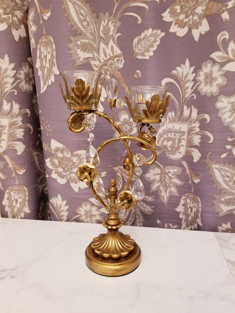 Gold Candle holder 