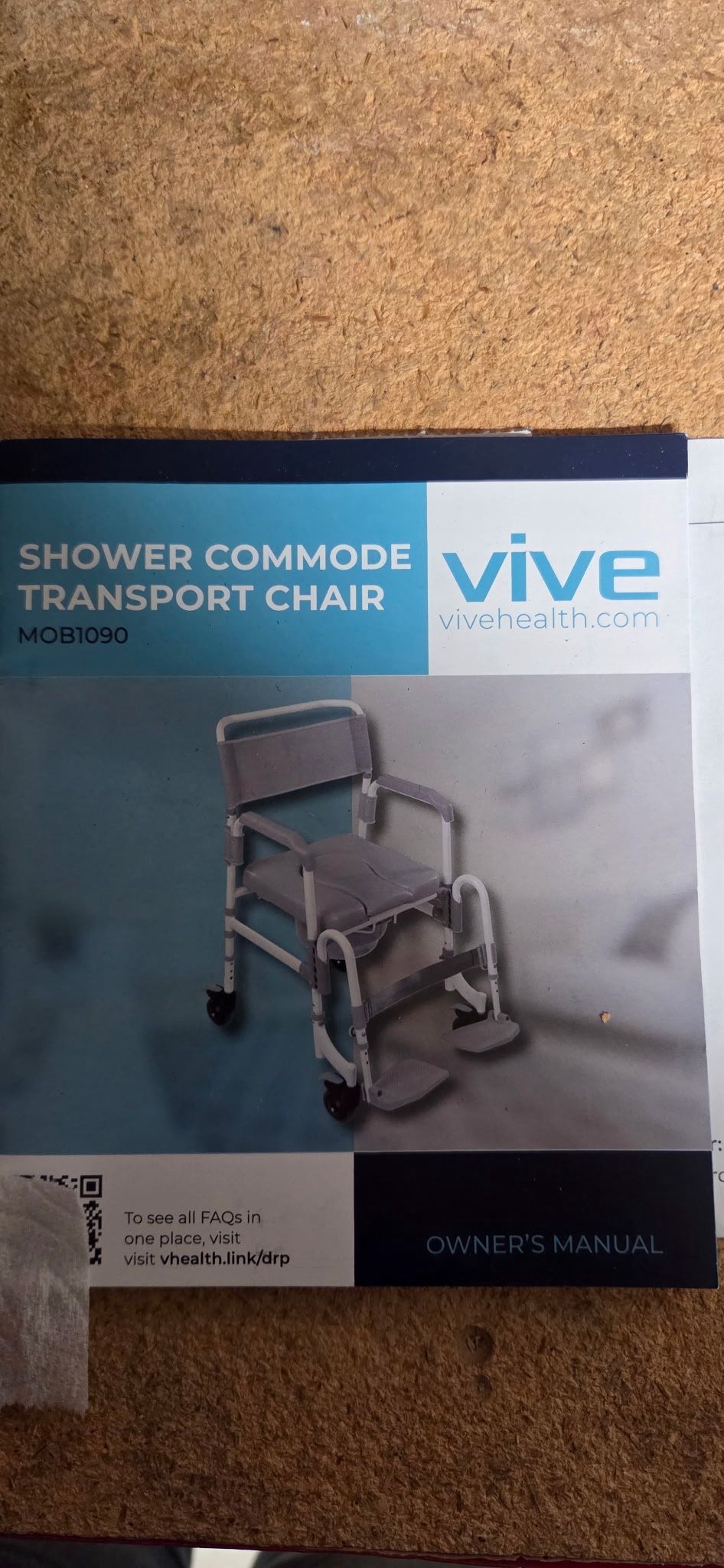 Vive Shower Commode Transport Chair