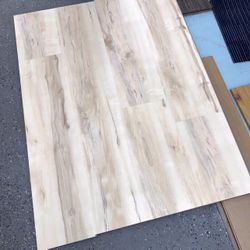 Vinyl SPC Floorings $2.19 •6,5mm -Thickness  •Padding attached •100% waterproof  •Size:9”x 48” •22 mil wear layer •Rigid core •Delivery available