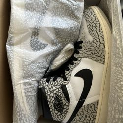 Jordan 1 Retro High OG White Cement