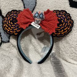 Coco Crochet Dia De Los Muertos Ears