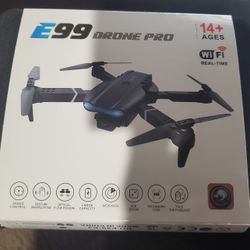 E99 Drone Pro Brand New WiFi, 2 Batteries, HD Camera Lens, 