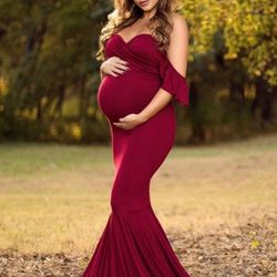 Pink Maternity Dress