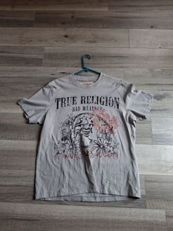 True Religion X Bad Weather Gray Shirt Oversize Men's Large