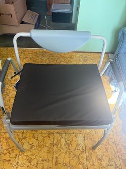 DRIVE Oversized Drop Arm COMMODE  never used