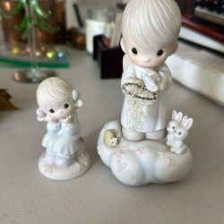 2 Precious Moments Figurine