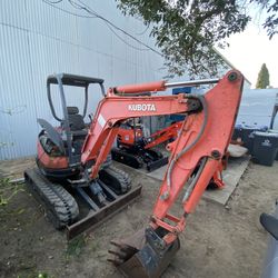  Kubota Mini excavator u25