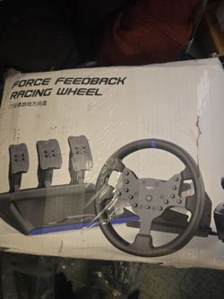 Force feedback racing wheel