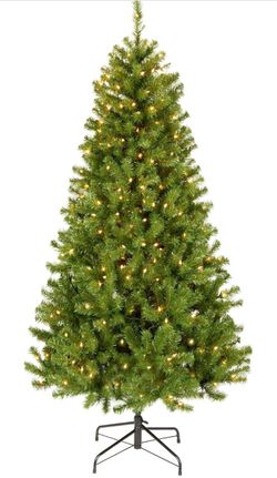 Pre-Lit Artificial Christmas Tree with Stand