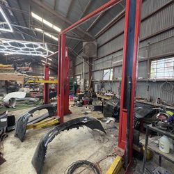 2 vehicle lifts, working but needs work, very sturdy