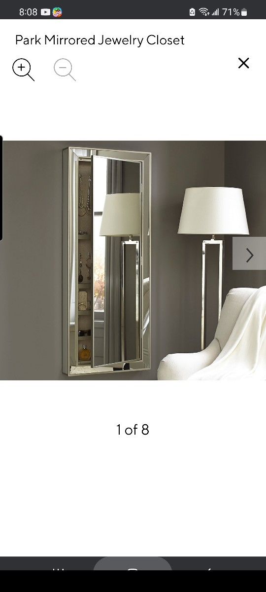 Pottery Barn Park Jewelry Closet