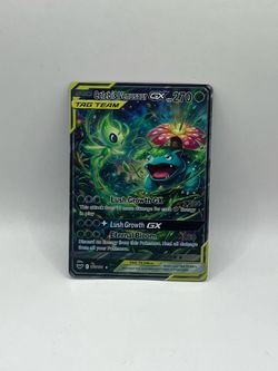 Non TCG Pokemon Celebi & Venusaur Gx Tag Team Fan Art Card