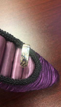 Authentic Silver COACH SCRIBBLE RING SIZE 6