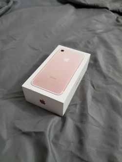 Iphone 7 BOX only No Charger Or Cord