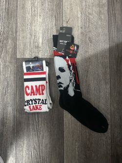 Men’s Friday the 13th Jason Voorhees & Halloween 2 Micheal Myers Socks