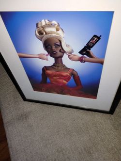 Barbie framed Picture