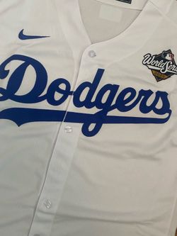 White Los Angeles dodgers blank World Series jersey
