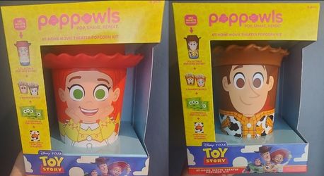 Toy Story Jessie and Woody Poppowls Popcorn Buckets/$20 each
