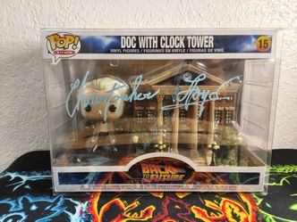 Back to the Future Doc Brown Funko Pop Signed by Christopher Loyd