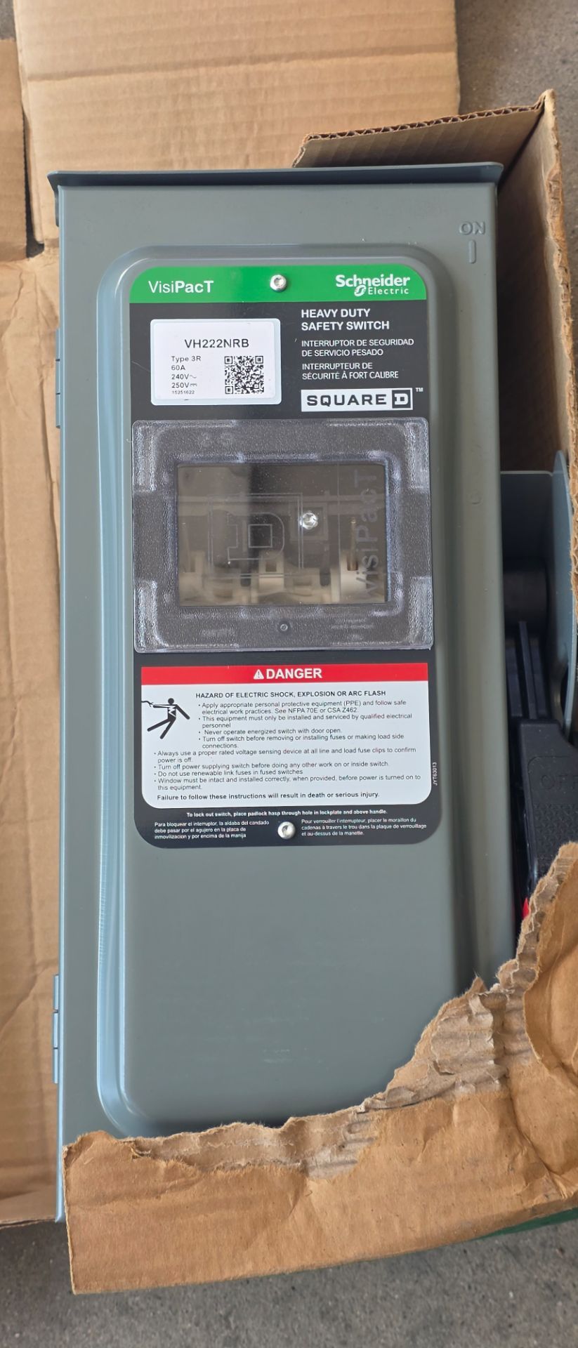 Square D heavy duty switch