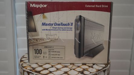 Maxtor OneTouch II 100GB External Hard Drive