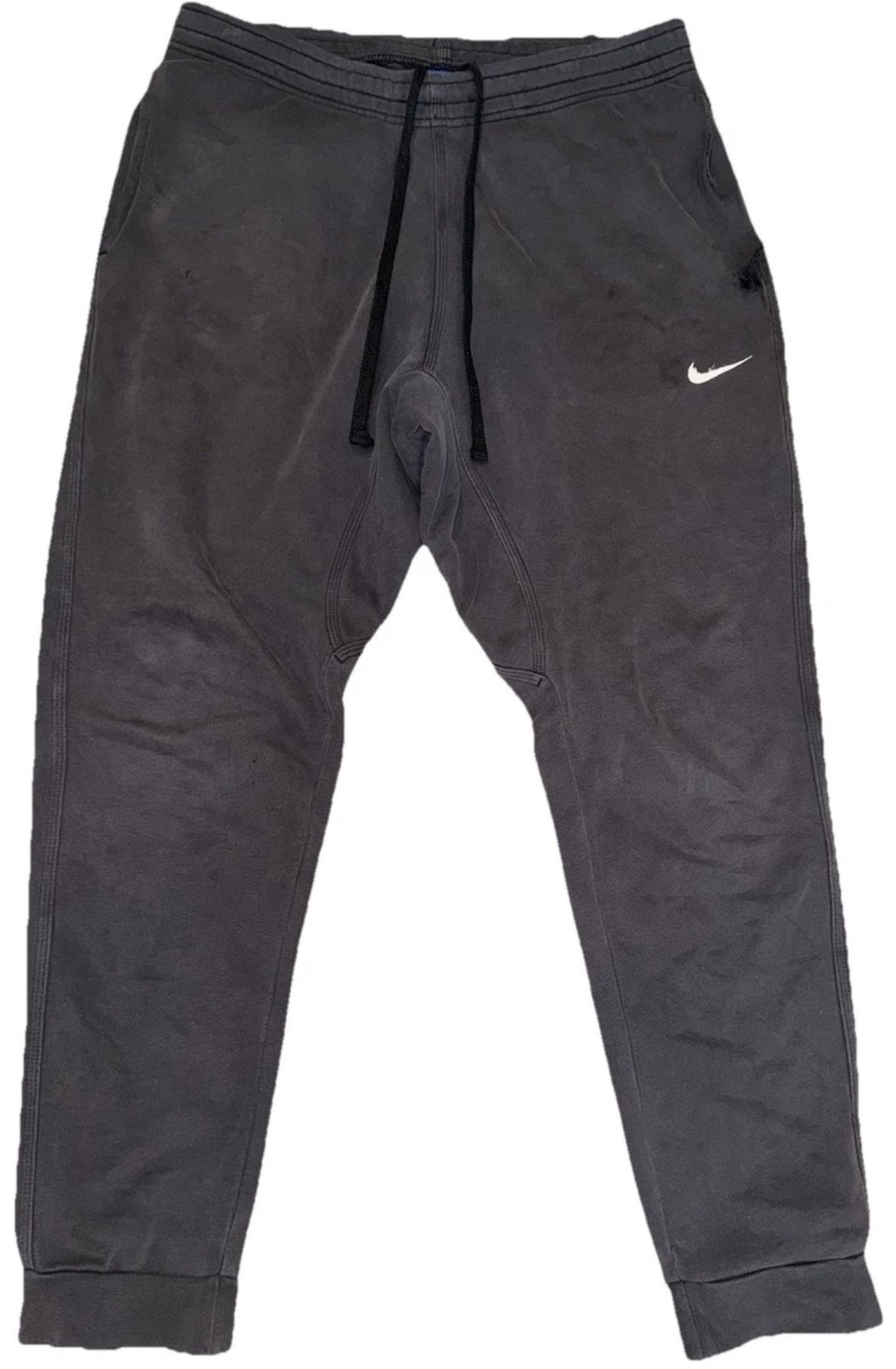 Men’s Blk Nike Jogger Grunge Style Sweatpants Drawstring Waist Sz L