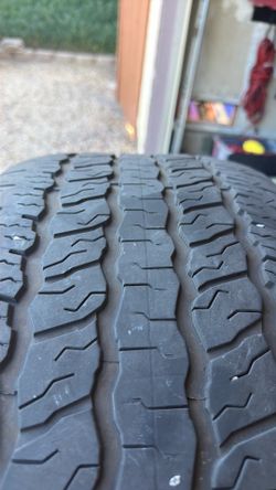 Selling  a pair of 305/55R22 with 60% tread life for $200!! OBO