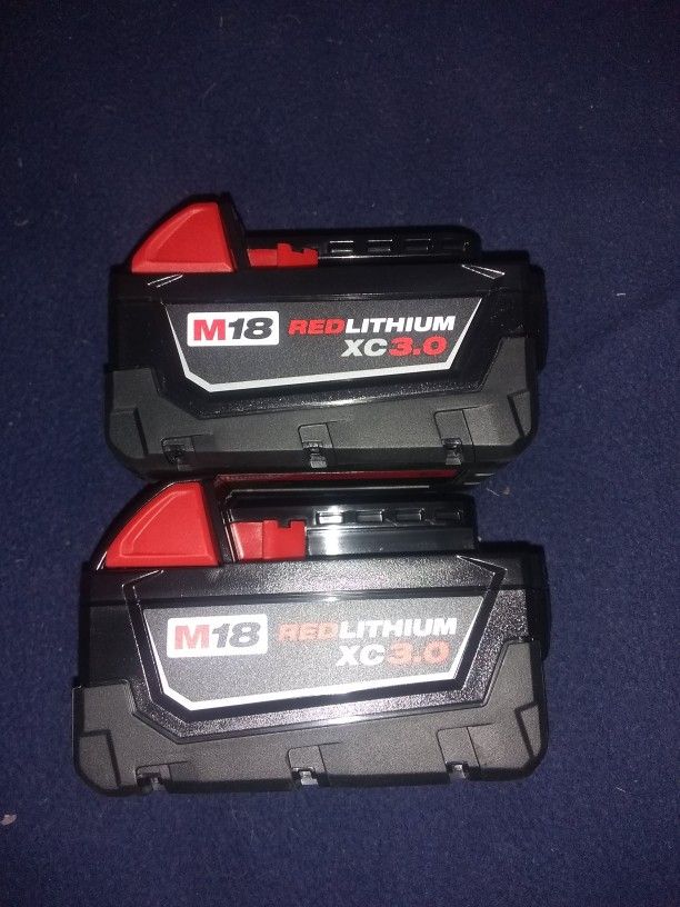 Milwaukee XC 3 Amp Batteries $40 Each