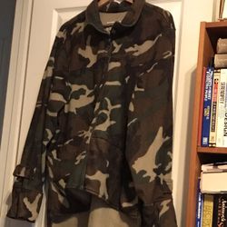 Game Winner Sportswear XXL Camo Fleece Jacket Excellent Condition 