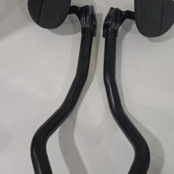 Profile Design Legacy II Aerobars, Aluminum Aerobar Extensions for Triathlon and Time Trial Bikes, Adjustable Armrests, Handlebar Rest for Cycling, Bl