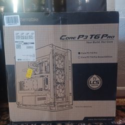 Thermaltake Core P3 TG Pro Open Frame ATX Compatible PC Computer Case Brand New Sealed