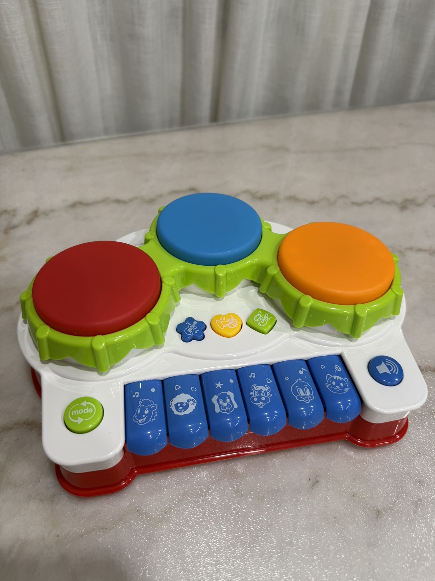 Baby Musical Drum & Piano Toy β Lights, Sounds & Learning Fun!